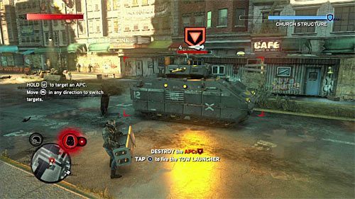 Skup się teraz na atakowaniu drugiego pojazdu opancerzonego - 9 - Salvation | Główny wątek fabularny Prototype 2 - Prototype 2 - poradnik do gry