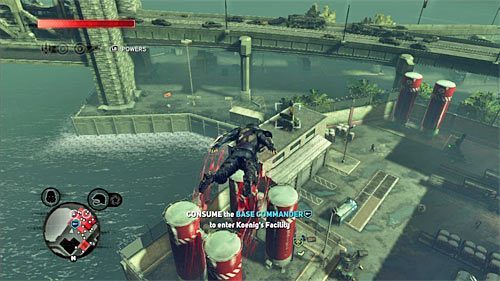 Proponuję rozpocząć od dokonania zmiany wizerunku Hellera, tak by przybrać formę naukowca lub żołnierza i móc w łatwy sposób uzyskać dostęp do bazy - 10 - The Mad Scientist | Główny wątek fabularny Prototype 2 - Prototype 2 - poradnik do gry