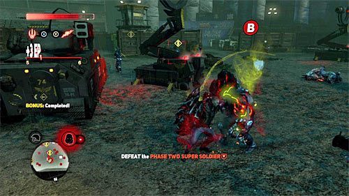 Do super żołnierza proponuję zbliżyć się w przebraniu, co pozwoli Ci wyprowadzić atak z zaskoczenia - 11 - Orion Phase Two | Główny wątek fabularny Prototype 2 - Prototype 2 - poradnik do gry