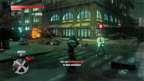 Zauważ, że jeden z naukowców nie zginął - 15 - A Stranger Among Us | Główny wątek fabularny Prototype 2 - Prototype 2 - poradnik do gry