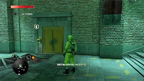 Powróć do głównego pomieszczenia budynku, zejdź na niższy poziom i odszukaj skaner dłoni (powyższy screen) w lokacji [150, 1325], dzięki któremu powrócisz na zewnątrz - 1 - Operation - Orions Belt | Misje Blacknet w Prototype 2 - Prototype 2 - poradnik do gry