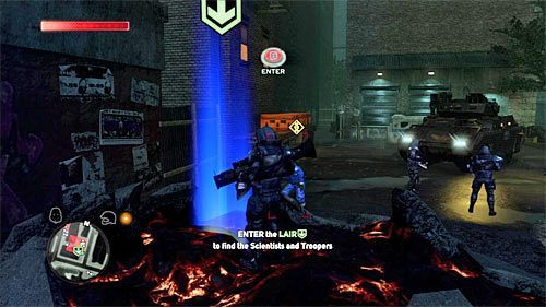 Twój nowy cel podróży to lokacja [312, 1268] i jest to świecący się okrąg na dachu budynku - 4 - Operation - Manticore | Misje Blacknet w Prototype 2 - Prototype 2 - poradnik do gry