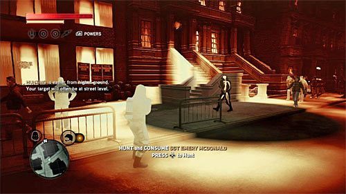 Zachowaj się tak samo jak w przypadku poprzedniego polowania, czyli przedostań się na dach jednego z wyższych budynków w celu ustalenia miejsca pobytu sierżanta - 5 - Operation - Keyhole | Misje Blacknet w Prototype 2 - Prototype 2 - poradnik do gry