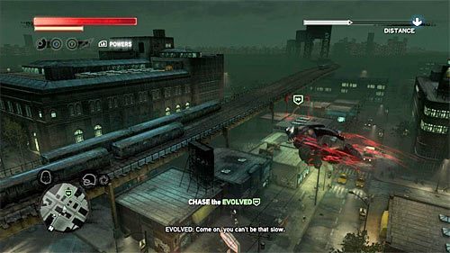 W trakcie pościgu pomagaj sobie oczywiście sprintem, bieganiem po ścianach, wykonywaniem długich skoków oraz szybowaniem - 6 - Operation - Jack-Of-All-Trades | Misje Blacknet w Prototype 2 - Prototype 2 - poradnik do gry