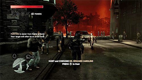 Zachowaj się tak samo jak w przypadku dwóch poprzednich polowań, czyli przedostań się na dach jednego z wyższych budynków w celu ustalenia miejsca pobytu naukowca - 6 - Operation - Jack-Of-All-Trades | Misje Blacknet w Prototype 2 - Prototype 2 - poradnik do gry