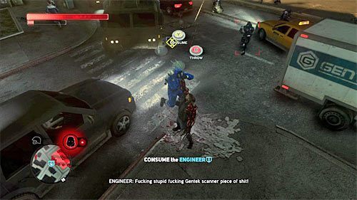 Wchłonięcie inżyniera jest bardzo proste, albowiem Heller powinien wylądować niedaleko ostatniego zestrzelonego śmigłowca - 7 - Operation - Red Glacier | Misje Blacknet w Prototype 2 - Prototype 2 - poradnik do gry