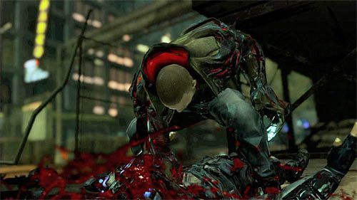 Kapral znajduje się w polu widzenia co najmniej dwóch żołnierzy Blackwatch i jako że niełatwo byłoby się ich po cichu pozbyć radzę nie kombinować tylko zaatakować przebywające w tym miejscu postacie - 2 - Operation - Black Tulip | Misje Blacknet w Prototype 2 - Prototype 2 - poradnik do gry