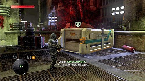 Postaraj się o to żeby wchłonąć jednego z żołnierzy lub naukowców, bo ze skanerem dłoni możesz wejść w interakcję (przycisk B) jedynie po dokonaniu zmiany wizerunku - 2 - Operation - Black Tulip | Misje Blacknet w Prototype 2 - Prototype 2 - poradnik do gry