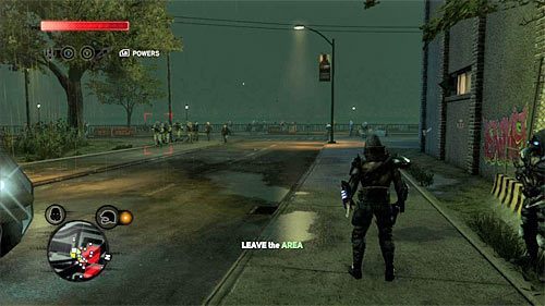 Jeśli skorzystałeś z przebrania, to możesz w bezpieczny sposób opuścić to miejsce, a w przeciwnym wypadku konieczne może się okazać zgubienie pościgu - 2 - Operation - Black Tulip | Misje Blacknet w Prototype 2 - Prototype 2 - poradnik do gry