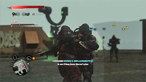 Naukowcy przebywają na dachu bardzo wysokiego budynku i ich lokalizacja to [812, 1469] - 18 - Taking the Castle | Główny wątek fabularny Prototype 2 - Prototype 2 - poradnik do gry