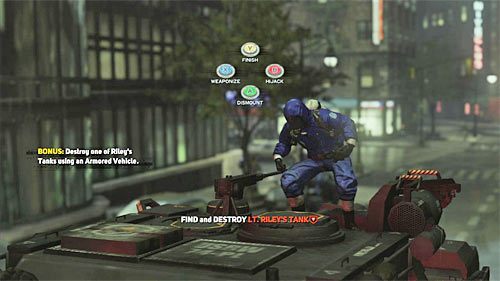 Po okolicy jeździ w sumie pięć czołgów i są one zawsze widoczne na Twojej mapie - 18 - Taking the Castle | Główny wątek fabularny Prototype 2 - Prototype 2 - poradnik do gry