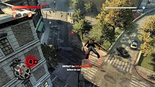 Zamachowiec po utracie około 2/3 paska zdrowia rzuci się do ucieczki - 19 - A Maze of Blood | Główny wątek fabularny Prototype 2 - Prototype 2 - poradnik do gry