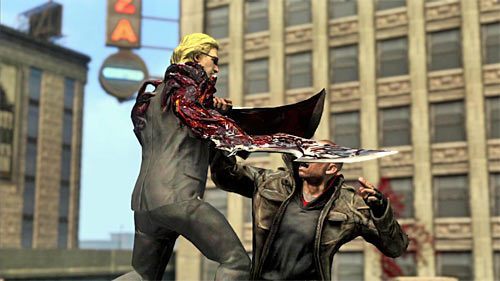 Kontynuuj prowadzenie walk do momentu wyczerpania niemal całego paska zdrowia zamachowca - 19 - A Maze of Blood | Główny wątek fabularny Prototype 2 - Prototype 2 - poradnik do gry