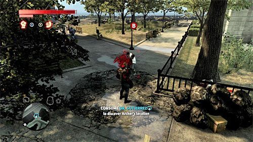 Prowadź walki do momentu pozbawienie bossa całego paska zdrowia i po otrzymaniu ostatniego celu misji od razu do niego podbiegnij z zamiarem jego wchłonięcia - 19 - A Maze of Blood | Główny wątek fabularny Prototype 2 - Prototype 2 - poradnik do gry