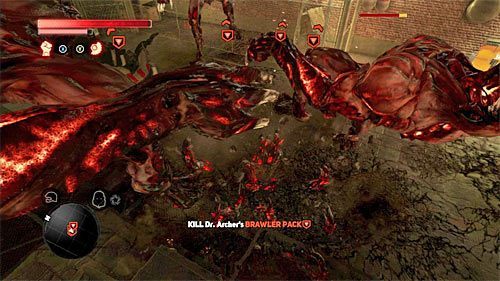 Doktor Archer ucieknie po utracie około 2/3 paska zdrowia i tym razem naśle na Ciebie aż cztery brawlery - 20 - Alpha Wolf | Główny wątek fabularny Prototype 2 - Prototype 2 - poradnik do gry