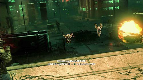 Ostatnia z funkcji nowo odblokowanej zdolności to rozkazanie brawlerom by opuściły okolicę - 20 - Alpha Wolf | Główny wątek fabularny Prototype 2 - Prototype 2 - poradnik do gry