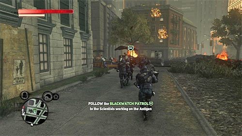 Zanim wznowisz przemarsz podnieś nieużywany karabin maszynowy, bo broń ta już za kilka chwil bardzo Ci się przyda - 9 - Operation - Spotted Cat (1) | Misje Blacknet w Prototype 2 - Prototype 2 - poradnik do gry