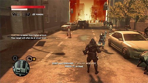 Zachowaj się tak samo jak w przypadku dwóch poprzednich polowań, czyli przedostań się na dach jednego z wyższych budynków w celu ustalenia miejsca pobytu porucznika - 9 - Operation - Spotted Cat (2) | Misje Blacknet w Prototype 2 - Prototype 2 - poradnik do gry