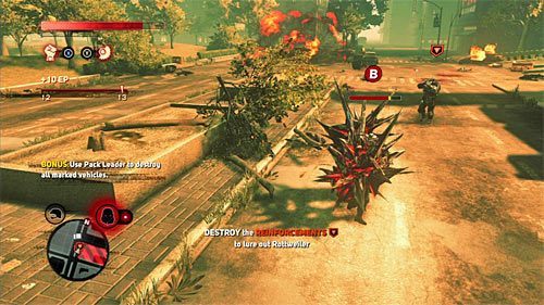 Zignoruj osobiście czołg i przystąp do atakowania super żołnierzy, którzy pojawili się wraz z wrogą maszyną - 9 - Operation - Spotted Cat (2) | Misje Blacknet w Prototype 2 - Prototype 2 - poradnik do gry