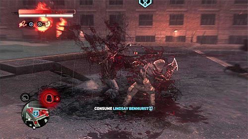 Kontynuuj wyprowadzanie ataków do momentu pozbawienia Lindsaya niemal całego paska zdrowia - 10 - Operation - Long Horizon | Misje Blacknet w Prototype 2 - Prototype 2 - poradnik do gry