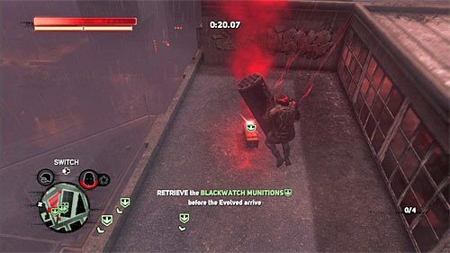 Także i to zadanie nie różni się niczym od poprzedniego, tak więc musisz szybko docierać do kolejnych pojemników z amunicją - 10 - Operation - Long Horizon | Misje Blacknet w Prototype 2 - Prototype 2 - poradnik do gry