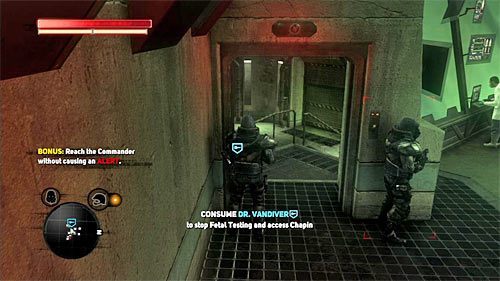 Doktor Vandiver spaceruje po sąsiednim pomieszczeniu i jego orientacyjna lokalizacja to [497, 444] - 10 - Operation - Long Horizon | Misje Blacknet w Prototype 2 - Prototype 2 - poradnik do gry