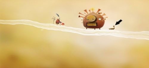 Napotkamy na swojej drodze zwierzątko, które, po kilkakrotnym kliknięciu, przywoła żywą szafę grającą - Etap drugi - klucze | Opis przejścia - Botanicula - Botanicula - poradnik do gry