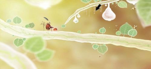 Po kliknięciu zakamuflowanego, wiszącego stworka pozyskamy [KARTA nr 39] do kolekcji - Etap czwarty - kasztanki | Opis przejścia - Botanicula - Botanicula - poradnik do gry