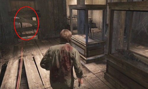 Dalej podążaj jedyną ścieżką w lewo od windy - Misja główna - niższy poziom Devils Pit | Devils Pit | Silent Hill Downpour - Silent Hill: Downpour - poradnik do gry