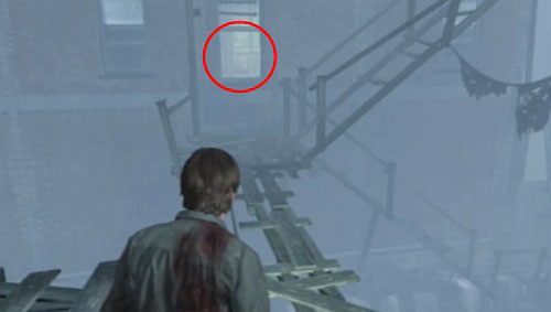 Teraz zawróć i idź od drabiny w lewą stronę - Misja główna - droga do budynku mieszkalnego | Silent Hill cz.1 - Silent Hill: Downpour - poradnik do gry