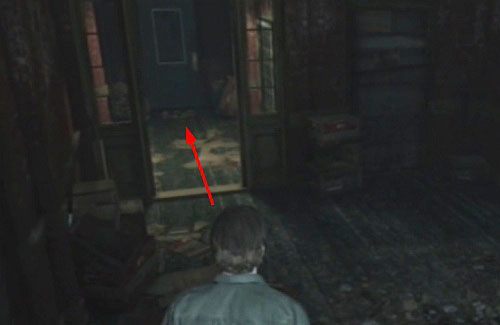 Teraz zejdź na parter i wyjdź drzwiami na wprost schodów, by znaleźć się na ulicach Silent Hill cz - Misja główna - wyjście z budynku | Budynek mieszkalny | Silent Hill Downpour - Silent Hill: Downpour - poradnik do gry