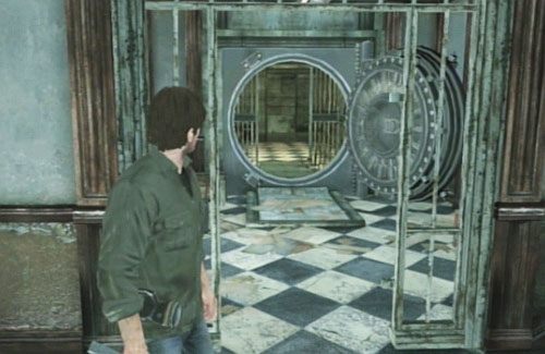 W środku przejdź przez podwójne drzwi, a znajdziesz się na klatce schodowej - Misje poboczne (2) | Silent Hill cz.2 | Silent Hill Downpour - Silent Hill: Downpour - poradnik do gry