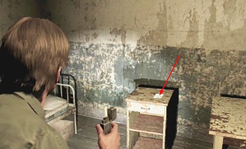 Wróć do holu ze schodami, z których skorzystaj - Misja główna - skrzynia w domku na scenie | Klasztor | Silent Hill Downpour - Silent Hill: Downpour - poradnik do gry