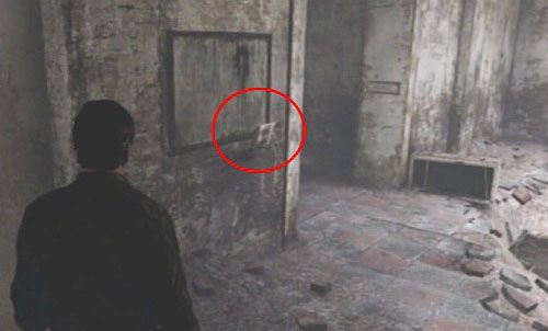 Wróć na korytarz, idź w prawo i wejdź w drzwi na wprost - Misja główna - II piętro szkoły | Klasztor | Silent Hill Downpour - Silent Hill: Downpour - poradnik do gry