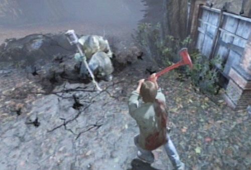 Po przerywniku obudzisz się na zewnątrz - Misja główna - Bogeyman- runda 2 | Klasztor | Silent Hill Downpour - Silent Hill: Downpour - poradnik do gry