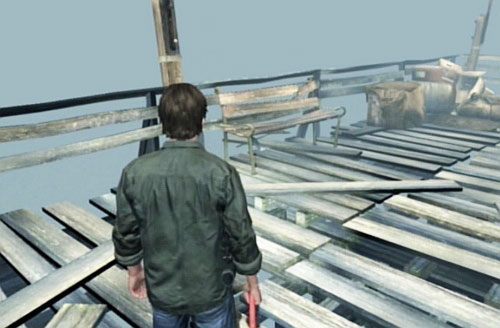 Na jego końcu, po lewej stronie, znajdziesz ławkę, na której użyj Urn - Misje poboczne (1) | Silent Hill cz.4 | Silent Hill Downpour - Silent Hill: Downpour - poradnik do gry