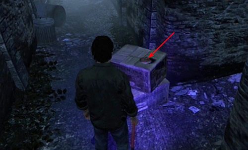 Na miejscu zobaczysz miejsce do użycia symbolu Four - Misje poboczne (2) | Silent Hill cz.4 | Silent Hill Downpour - Silent Hill: Downpour - poradnik do gry