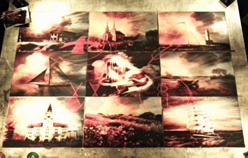 Teraz ułóż je w miejscach pokazanych na screenie - Misje poboczne (3) | Silent Hill cz.4 | Silent Hill Downpour - Silent Hill: Downpour - poradnik do gry