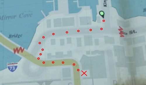 Teraz musisz się wrócić do domu z mapą z symbolami - Misje poboczne (4) | Silent Hill cz.4 | Silent Hill Downpour - Silent Hill: Downpour - poradnik do gry