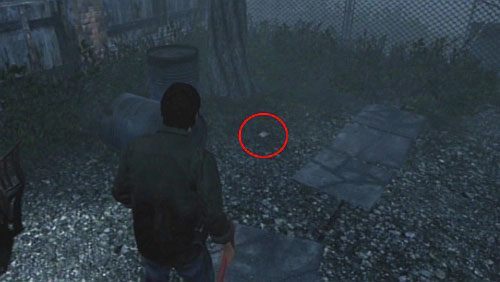 Za posterunkiem policji, w ogrodzie - Notki (1) | Notki | Silent Hill Downpour - Silent Hill: Downpour - poradnik do gry