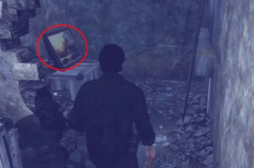 A idąc dalej, pierwszy obraz do kolejnej misji pobocznej (1/6 The Art Collector) - Misje poboczne (1) | Silent Hill cz.1 | Silent Hill Downpour - Silent Hill: Downpour - poradnik do gry