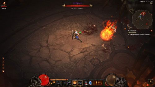 Azmodan posługuje się kilkoma typami ataków - Serce Grzechu | Zadania - Akt 3 | Solucja Diablo III - Diablo III 2.0 - poradnik do gry