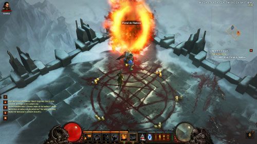 Pozałatwiaj wszystkie sprawy z rzemieślnikami i kupcami, a następnie przejdź przez portal - zakończysz zadanie oraz cały trzeci akt - Serce Grzechu | Zadania - Akt 3 | Solucja Diablo III - Diablo III 2.0 - poradnik do gry