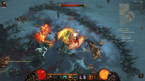 Gdy tego dokonasz pojawią się nowe stwory: Skrzydlate moloki oraz boss Olbrzym ognioskrzydły - Losy bitwy | Wydarzenia - Akt 3 | Solucja Diablo III - Diablo III 2.0 - poradnik do gry