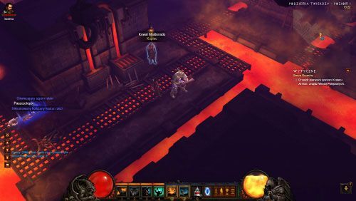 Po skorzystaniu z drzwi w Gmachu Twierdzy Bastionu trafisz do Podziemi twierdzy - poziom 1 - Hartowanie w ogniu walki | Wydarzenia - Akt 3 | Solucja Diablo III - Diablo III 2.0 - poradnik do gry