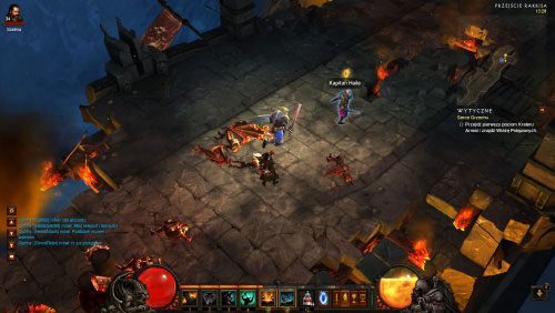 Krocząc Przejściem Rakkisa możesz spotkać Kapitana Hailea - porozmawiaj z nim - Ognie chwały | Wydarzenia - Akt 3 | Solucja Diablo III - Diablo III 2.0 - poradnik do gry