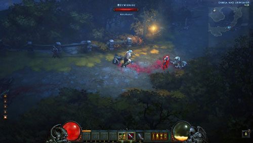 Po rozpoczęciu gry znajdujesz się na Drodze nad urwiskiem - Upadła gwiazda | Zadania - Akt 1 | Solucja Diablo III - Diablo III 2.0 - poradnik do gry