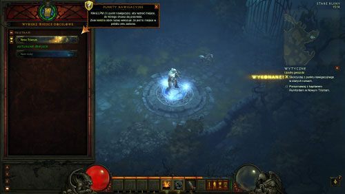Zanim skorzystasz z punktu nawigacyjnego warto obejść cały teren np - Upadła gwiazda | Zadania - Akt 1 | Solucja Diablo III - Diablo III 2.0 - poradnik do gry
