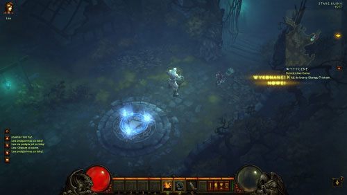Po przeniesieniu się za pomocą punktów nawigacyjnych skieruj się za Leą do bramy - Dziedzictwo Caina | Zadania - Akt 1 | Solucja Diablo III - Diablo III 2.0 - poradnik do gry