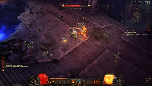 Podczas krótkiego przerywnika zobaczysz, że Deckard Cain jest w niebezpieczeństwie - Dziedzictwo Caina | Zadania - Akt 1 | Solucja Diablo III - Diablo III 2.0 - poradnik do gry